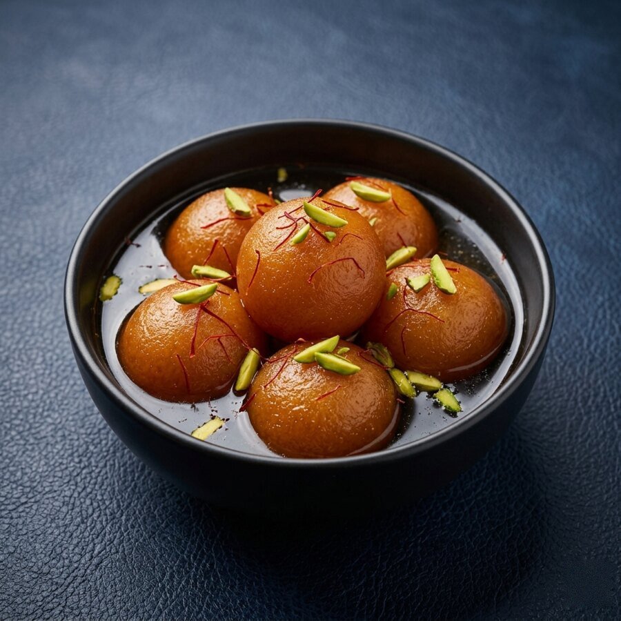 Gulab jamun in syrup